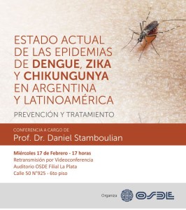 Charla sobre dengue, zika y chikunguya en OSDE La Plata