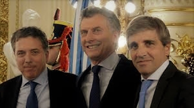 Dujovne, Macri y Caputo