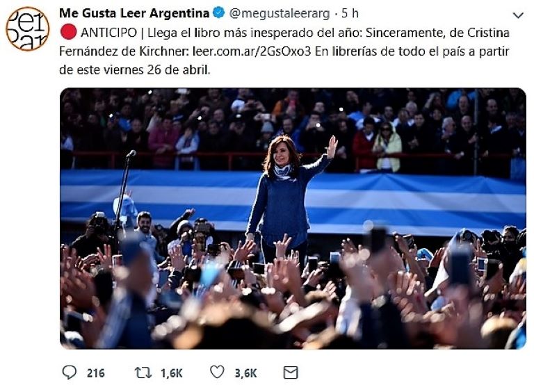 Libro de Cristina Kirchner 1